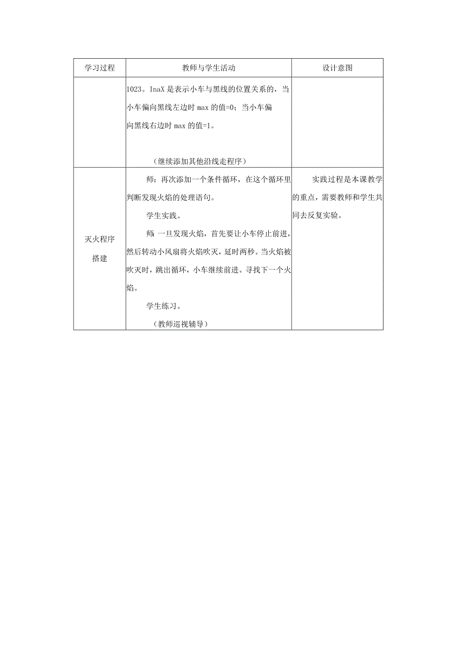 苏科版六年级小学信息技术第11课机器人灭火教案.docx_第3页