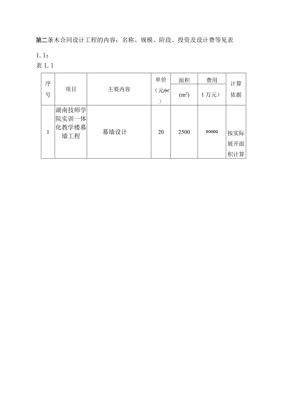 幕墙建设工程设计合同模板.docx_第2页