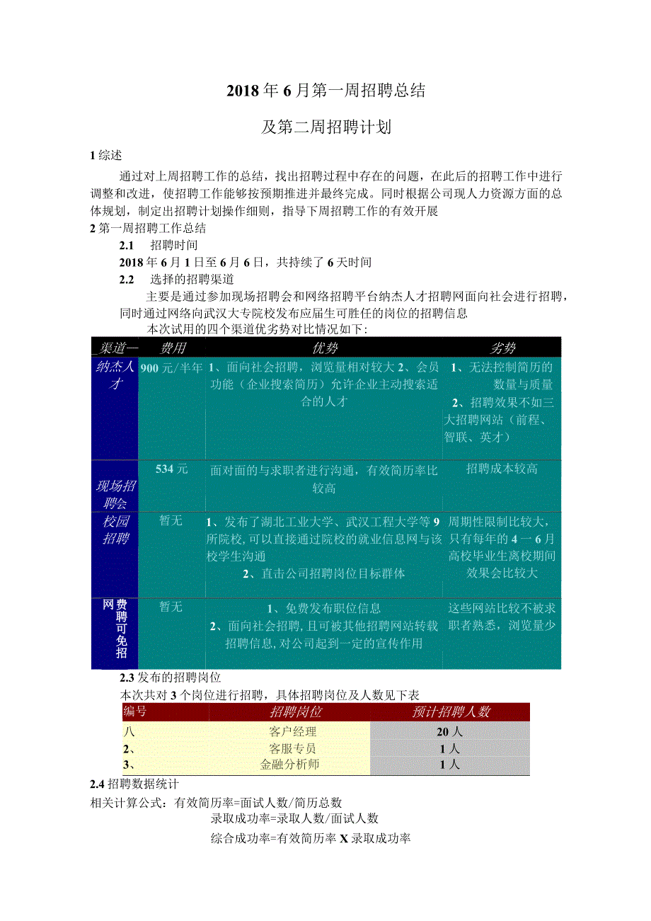 月招聘总结.docx_第1页