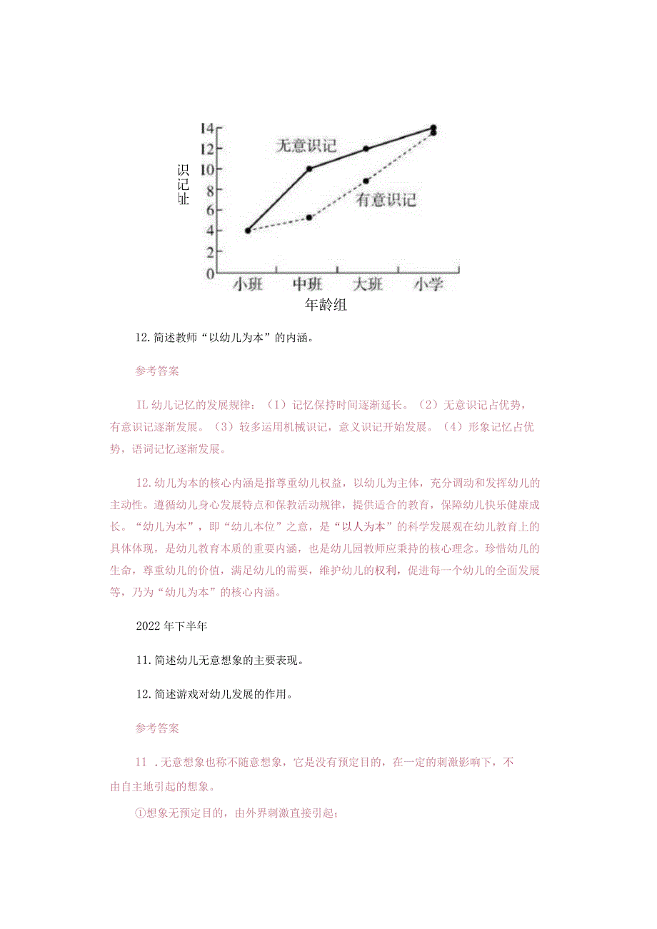 幼儿园《保教知识与能力》历年简答题与参考答案.docx_第2页