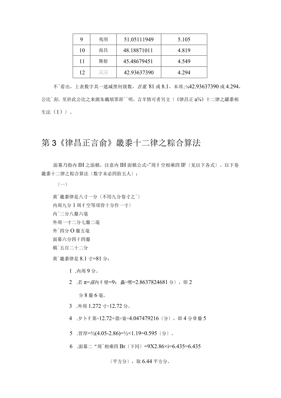 《律呂正論》之以周公密率算縱黍律管法1.docx_第3页