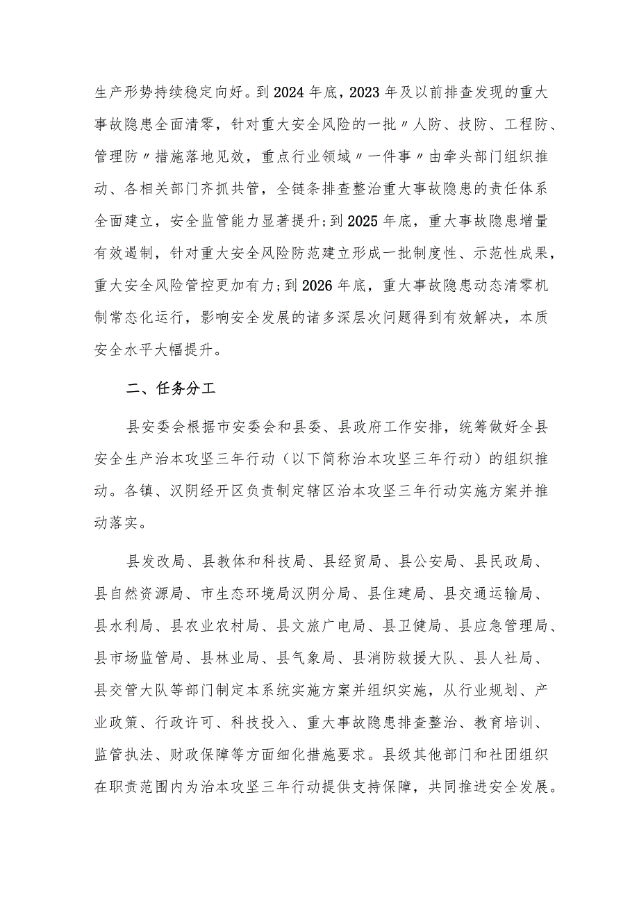 汉阴县安全生产治本攻坚三年行动实施方案(2024—2026年）.docx_第2页