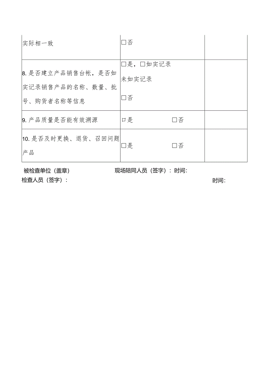 工业产品企业现场检查记录(生产企业).docx_第3页