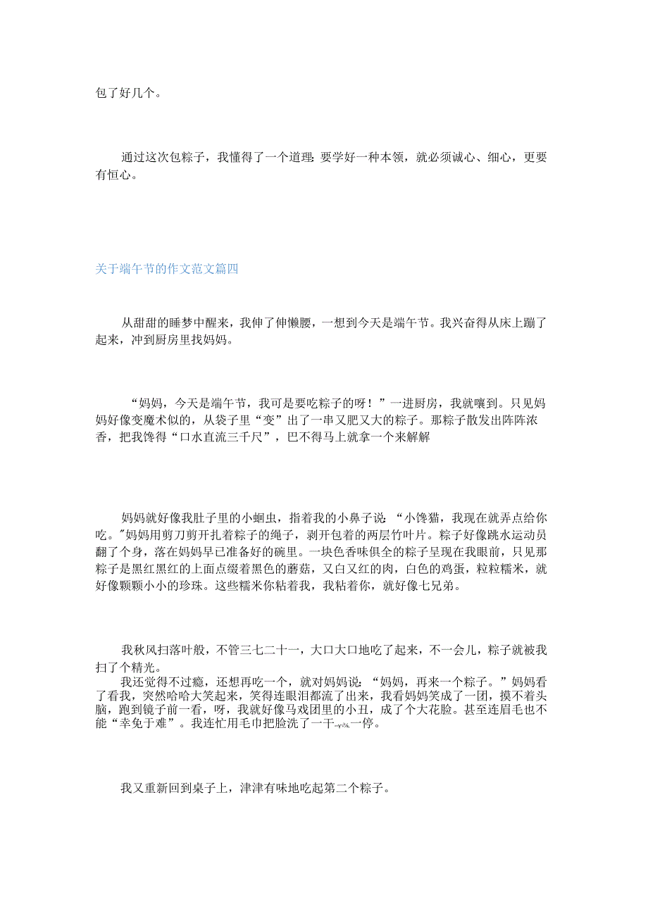 新关于端午节的作文范文【10篇】.docx_第3页