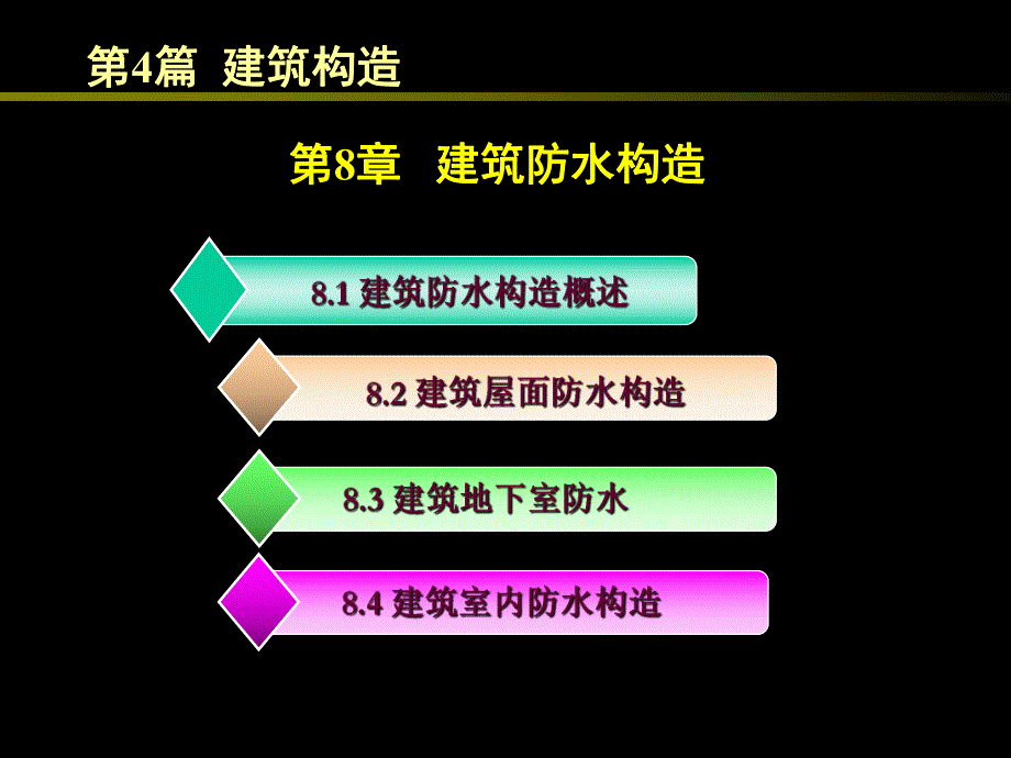 教学课件PPT建筑防水构造.ppt_第1页