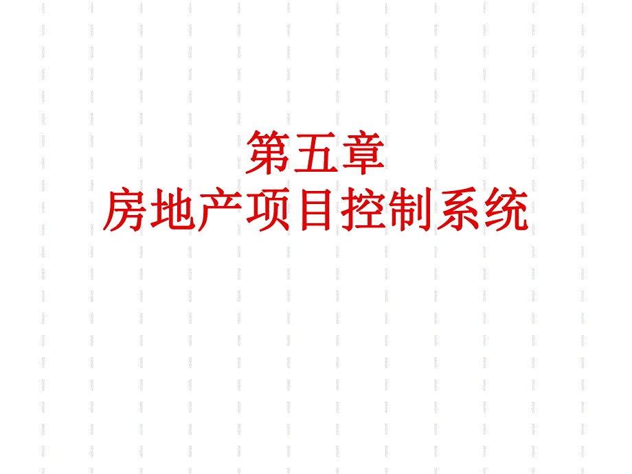 房地产项目控制系统.ppt_第1页