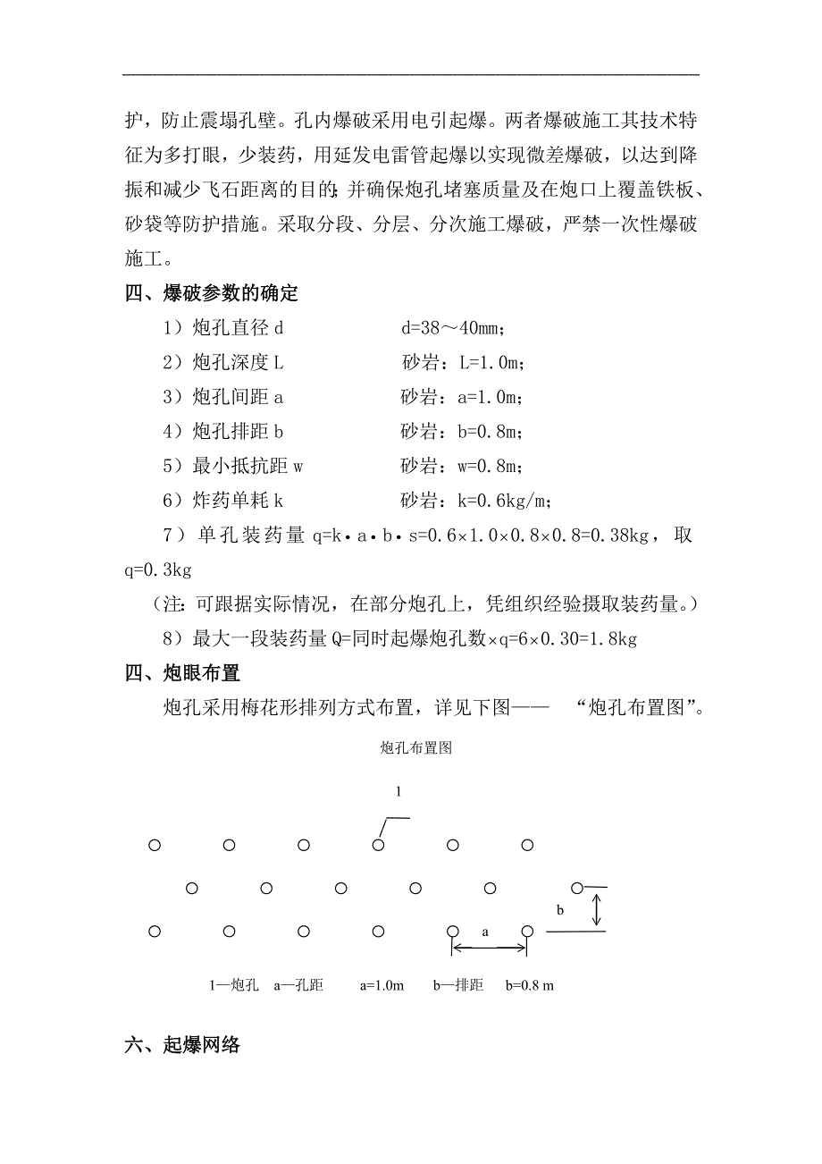 六石公路改建工程水库区爆破施工方案(附图表、计算式).doc_第3页