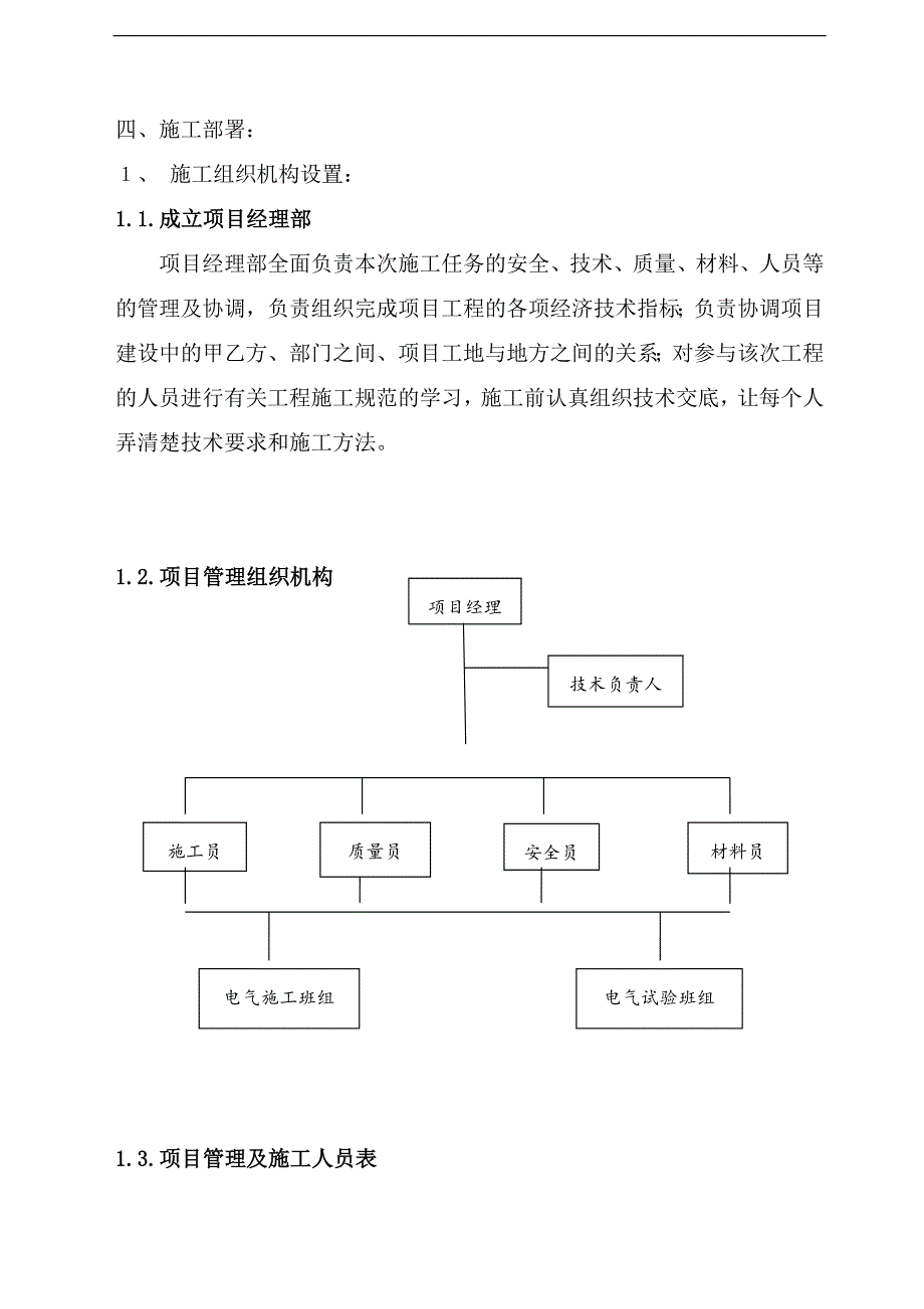 xx小区供配电工程施工组织设计.doc_第3页