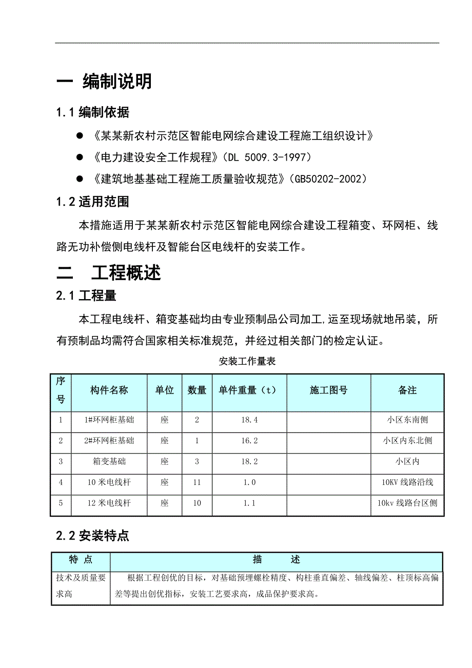 农安新农村示范区智能电网综合建设工程吊装施工方案.doc_第3页