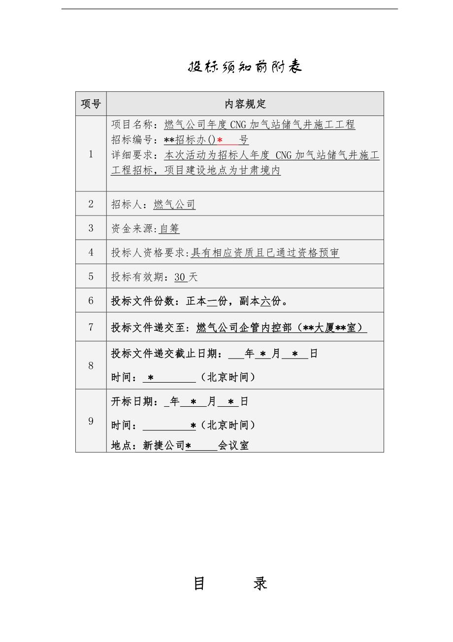 XX燃气公司CNG加气站储气井施工工程招标文件.doc_第2页