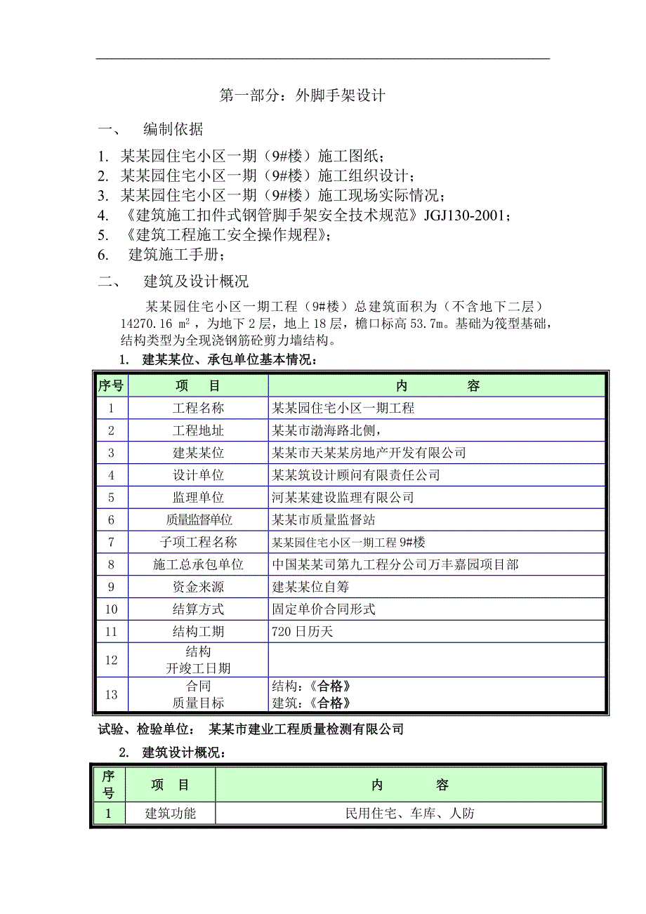 [河北]高层剪力墙住宅楼扣件式钢管脚手架施工方案.doc_第2页