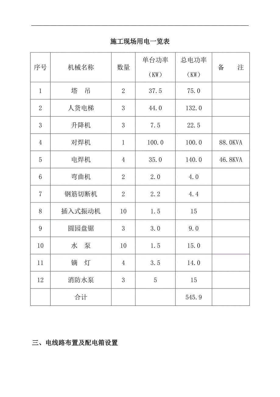 某停车场施工现场临时用电施工方案.doc_第3页