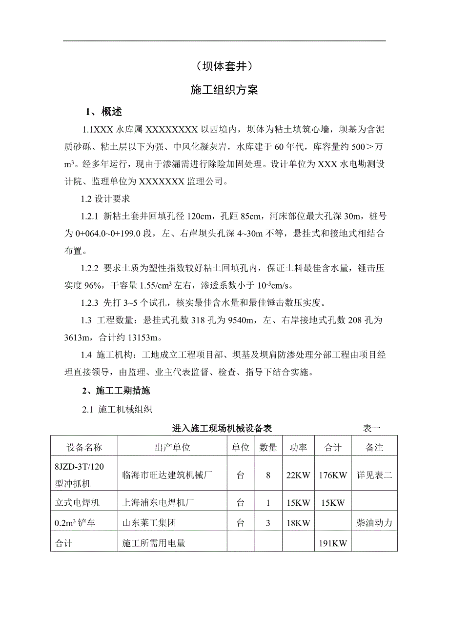 某水库加固工程套井回填施工方案.doc_第2页