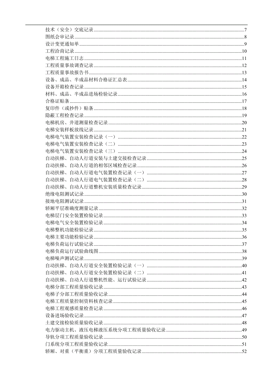 某电梯工程施工技术及质量验收资料.doc_第2页