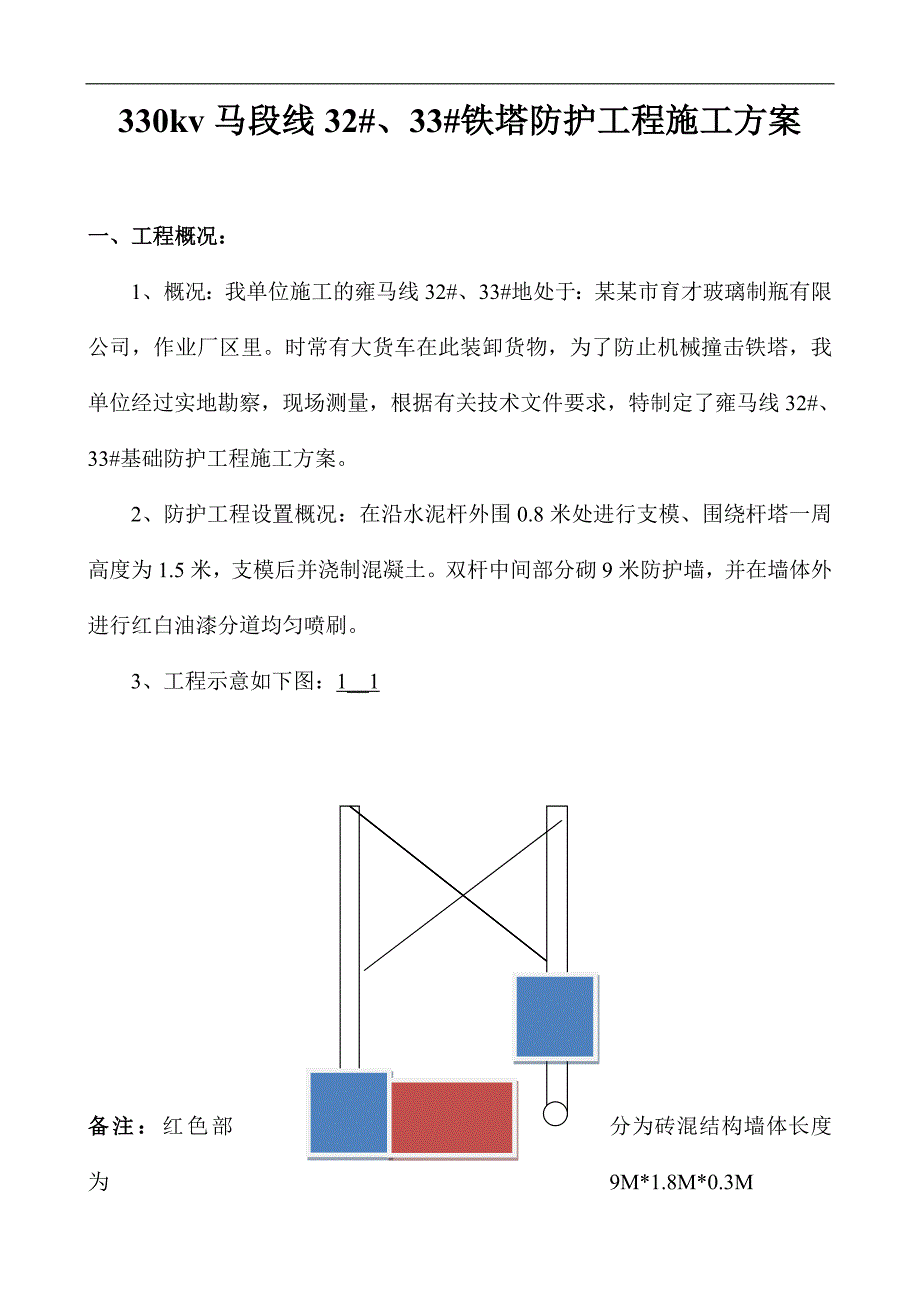 某杆塔基础防护工程施工方案.doc_第3页