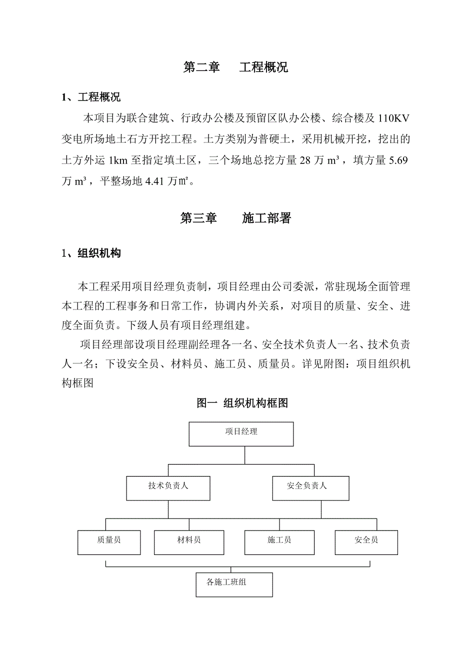 某综合行政综合办公楼土石方开挖工程施工组织设计.doc_第2页