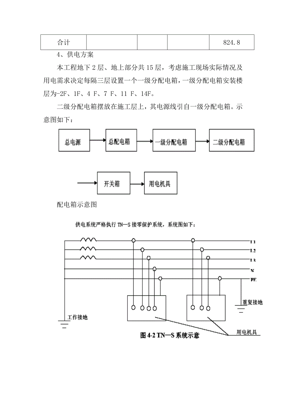 某研发中心主体工程施工临时用电专项方案(示意图、用电量计算).doc_第3页