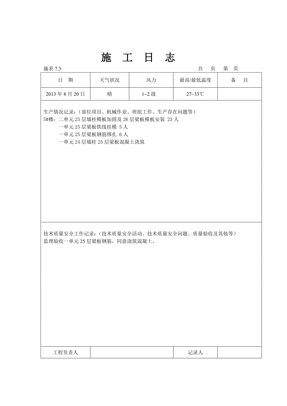 楼房施工日志.doc_第3页