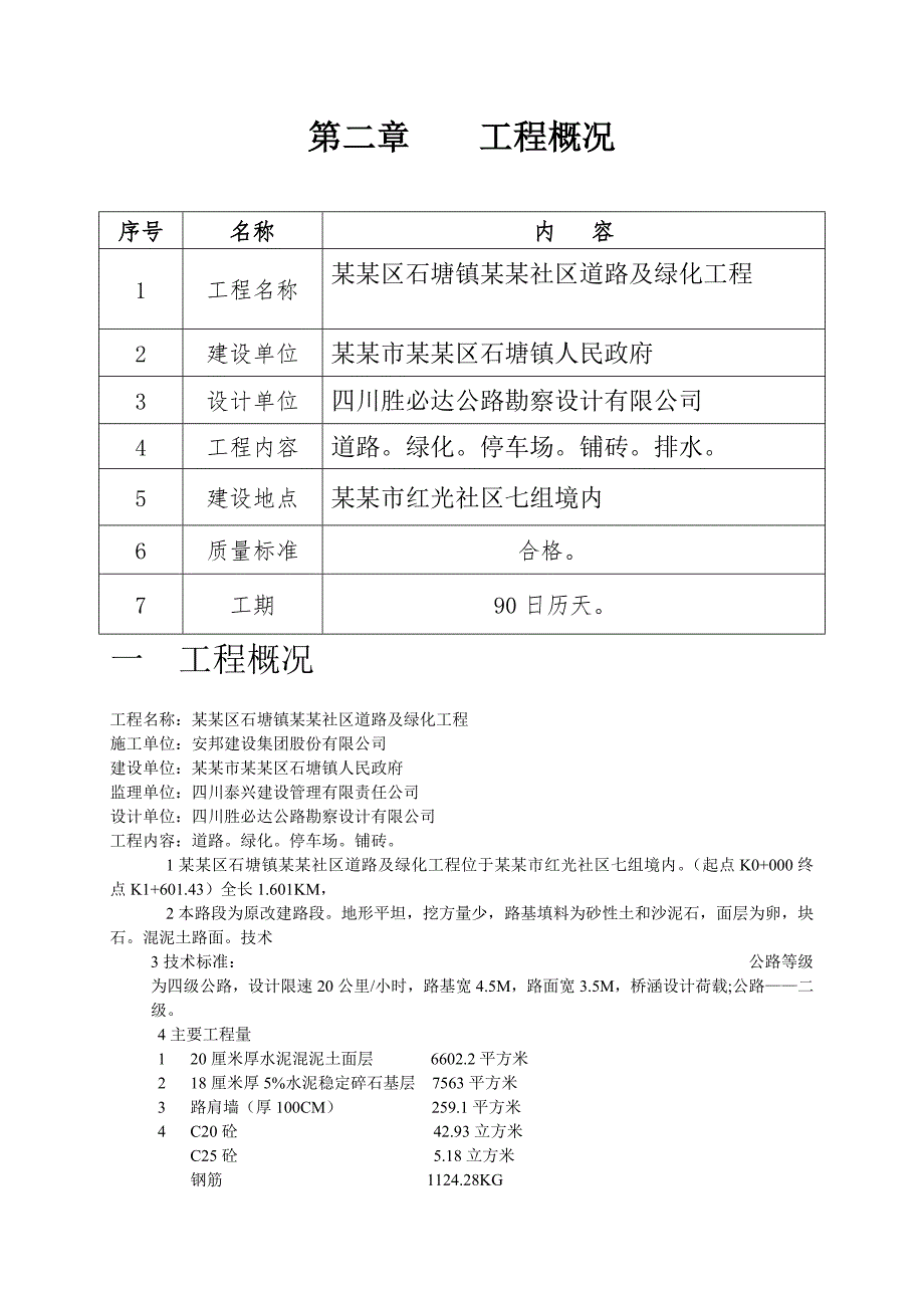 绵阳市游仙区玉河镇恢复重建道路工程(二期)施工组织设计.doc_第2页