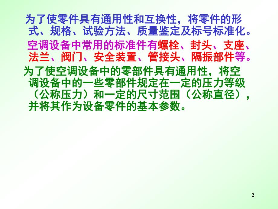 建筑环境工程设备教学课件PPT制冷空调设备常用标准件.ppt_第2页