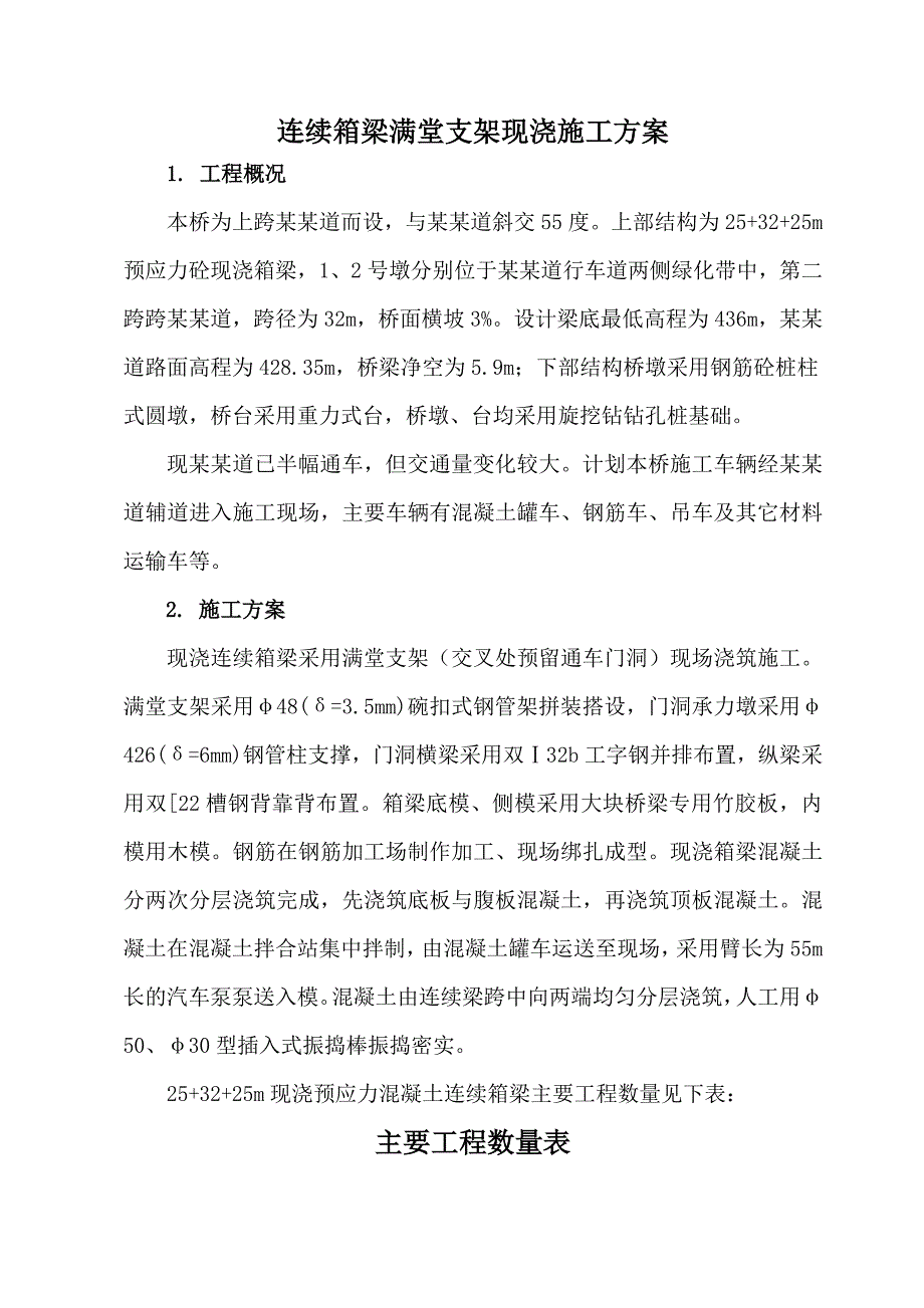 龙马大道中桥连续箱梁满堂支架现浇法施工方案(定稿).doc_第3页