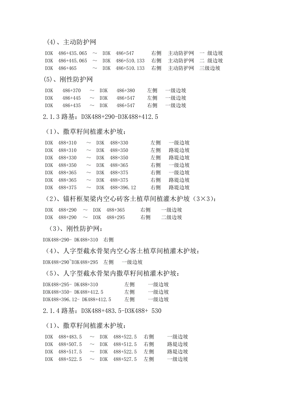 路基边坡防护施工方案MicrosoftWord文档.doc_第3页