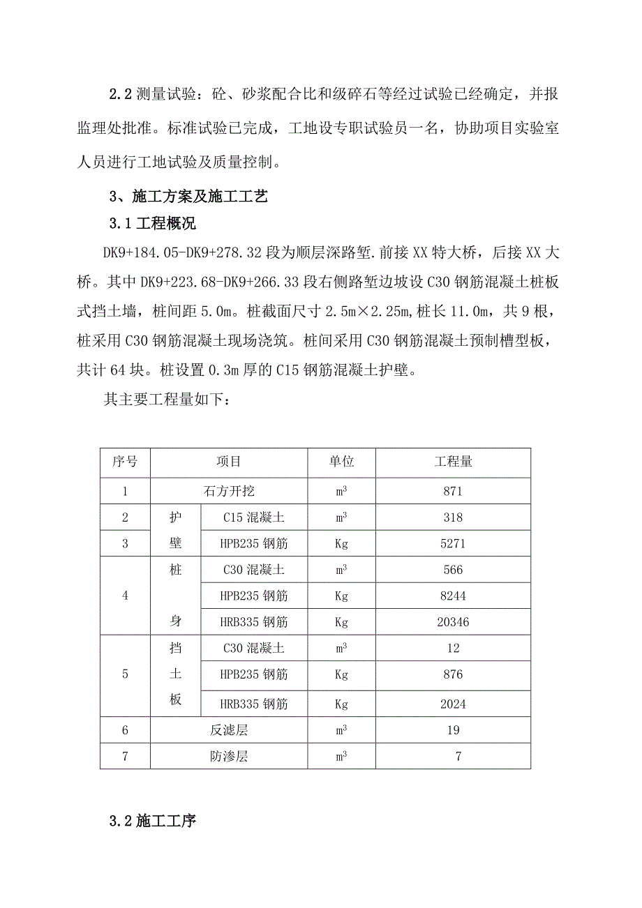 路基桩板式挡土墙施工方案secret.doc_第2页