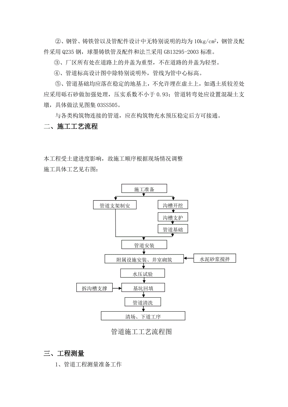 辽宁某水库输水配套工程净水厂管道施工方案.doc_第3页