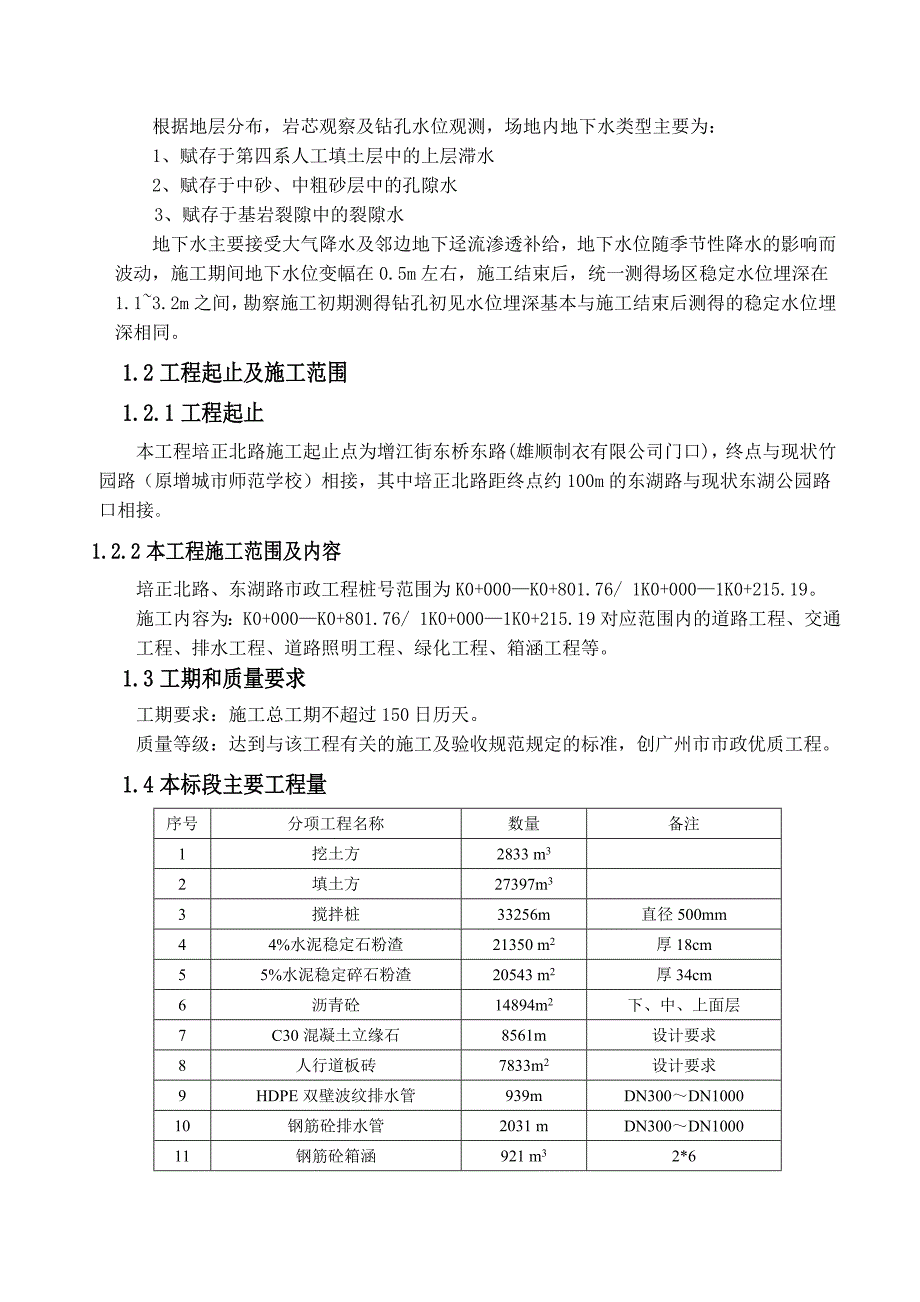 江苏某双向四车道市政道路工程施工组织设计(软基处理、箱涵施工).doc_第3页