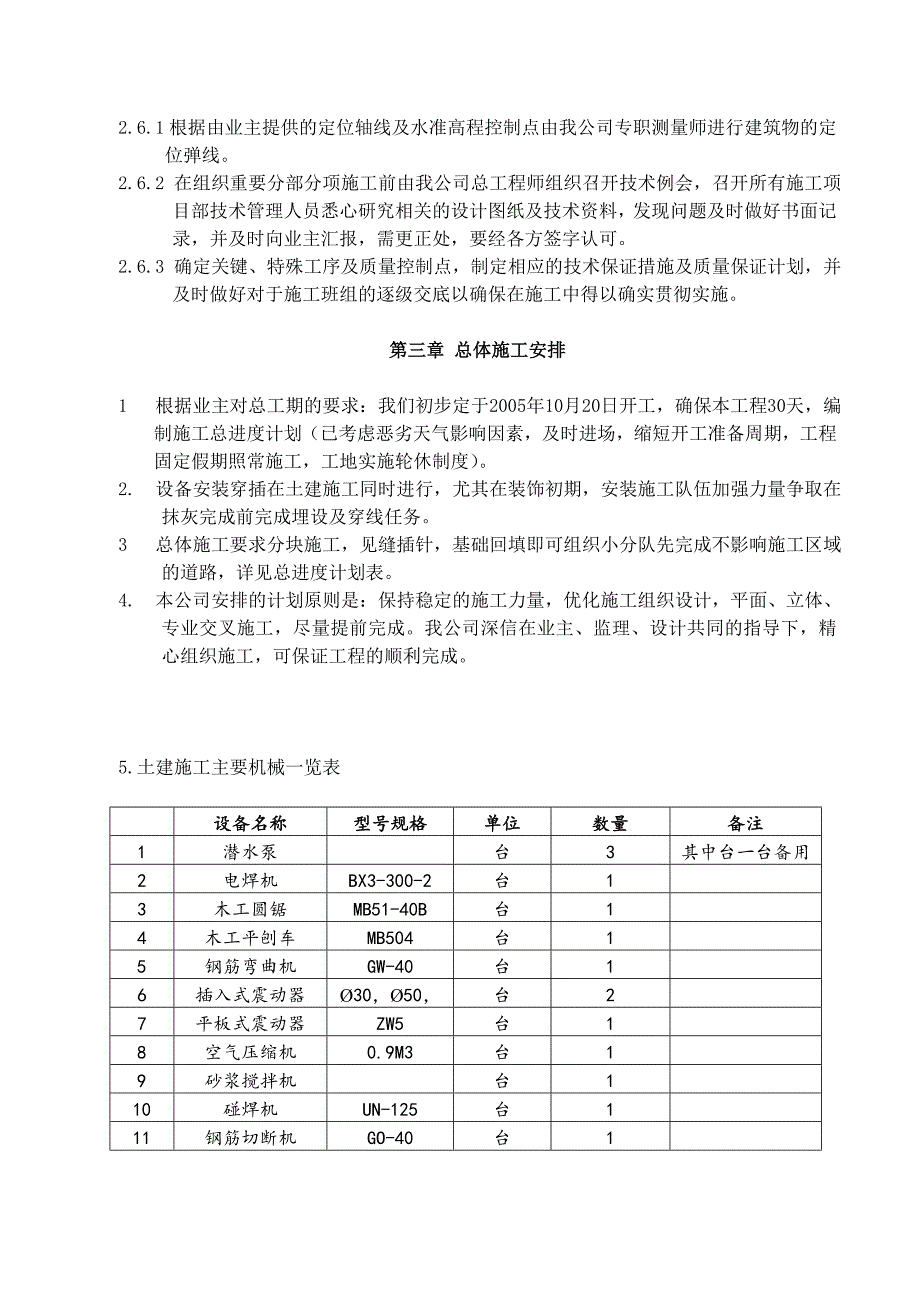 江苏某园区单层砖混结构配电间施工组织设计.doc_第3页