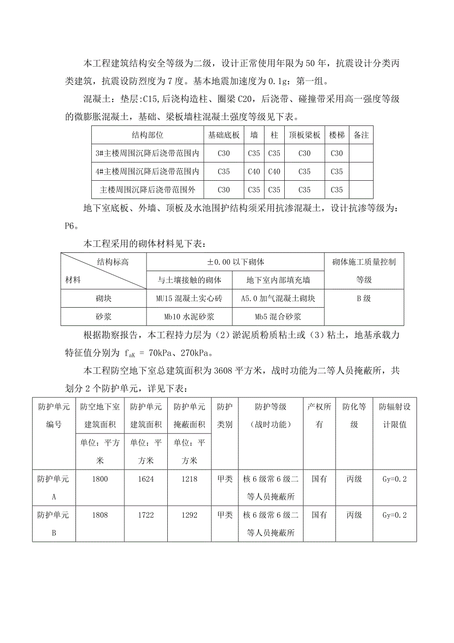 江苏某高层剪力墙结构住宅楼地下室人防工程施工方案(附示意图).doc_第3页