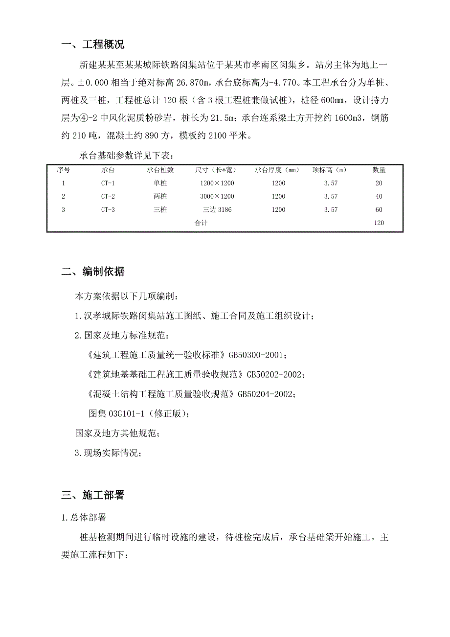 湖北某城际铁路车站承台基础梁施工方案.doc_第3页