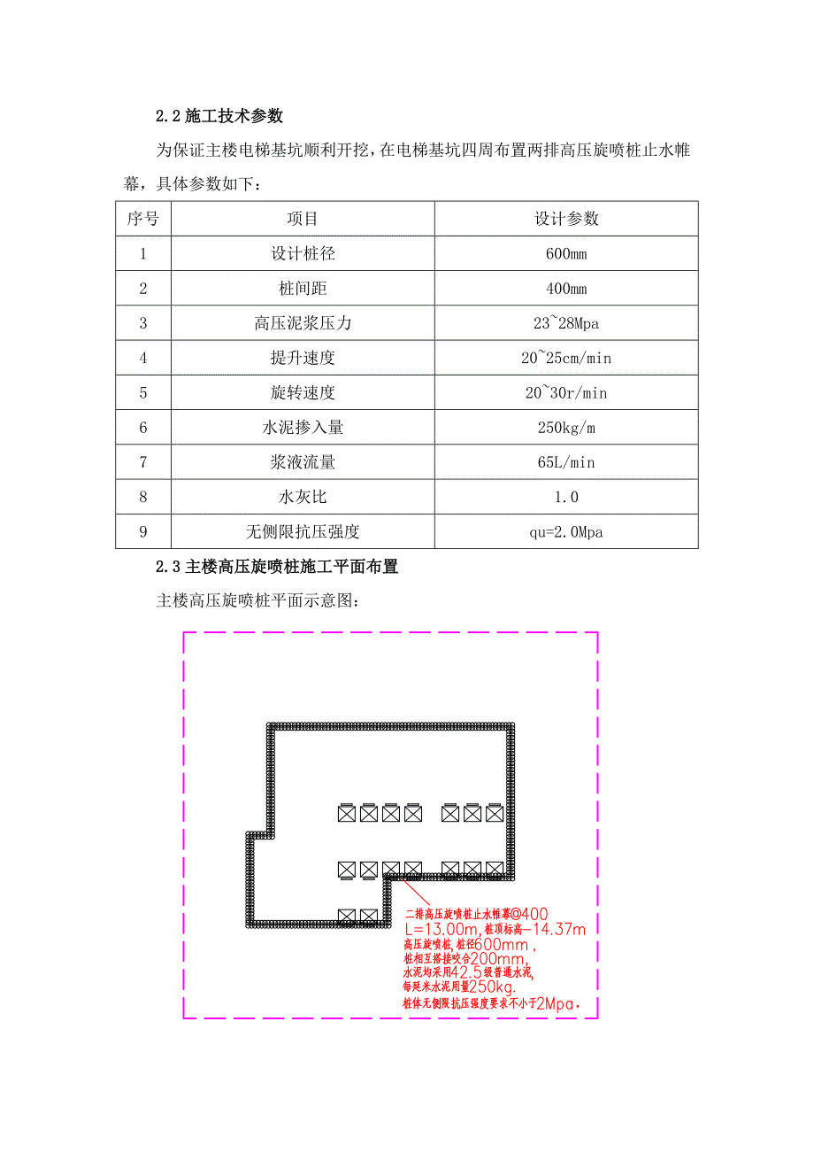 主楼电梯基坑高压旋喷桩专项施工方案.doc_第3页