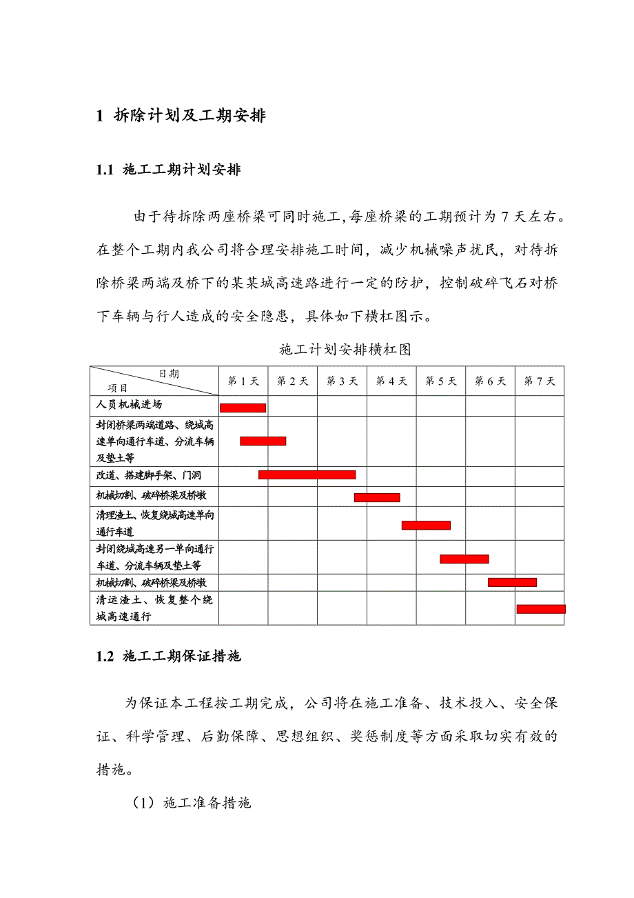 陕西某绕城高速路桥梁机械拆除工程施工方案(附示意图).doc_第3页