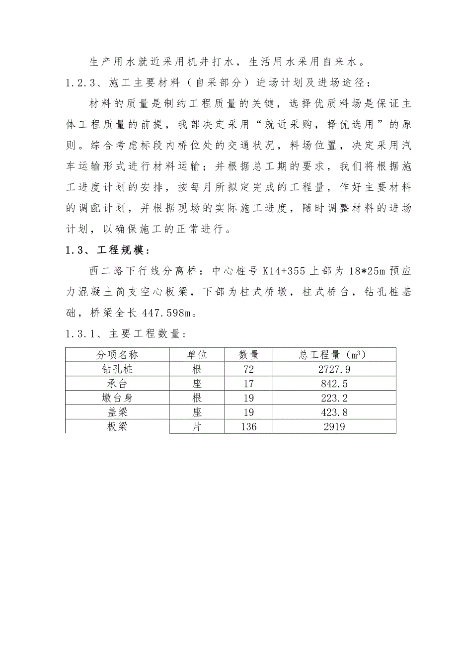 黑龙江省某市政道路分离桥涵施工组织设计.doc_第2页