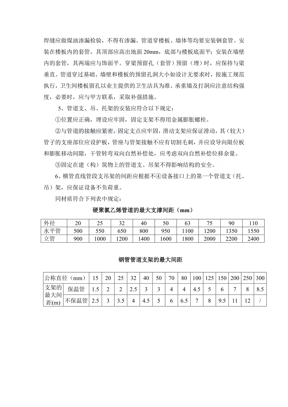 住宅室内给排水施工方案#.doc_第2页