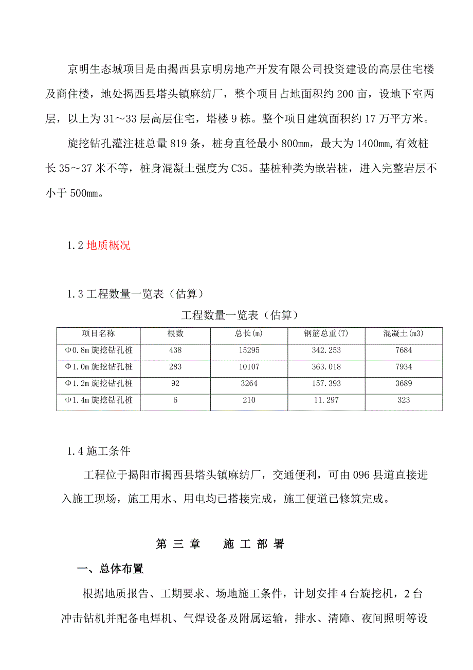 京明生态城项目旋挖桩专项施工方案.doc_第2页