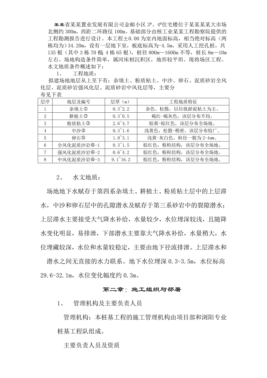 住宅楼人工挖孔桩基础工程施工方案湖南.doc_第3页