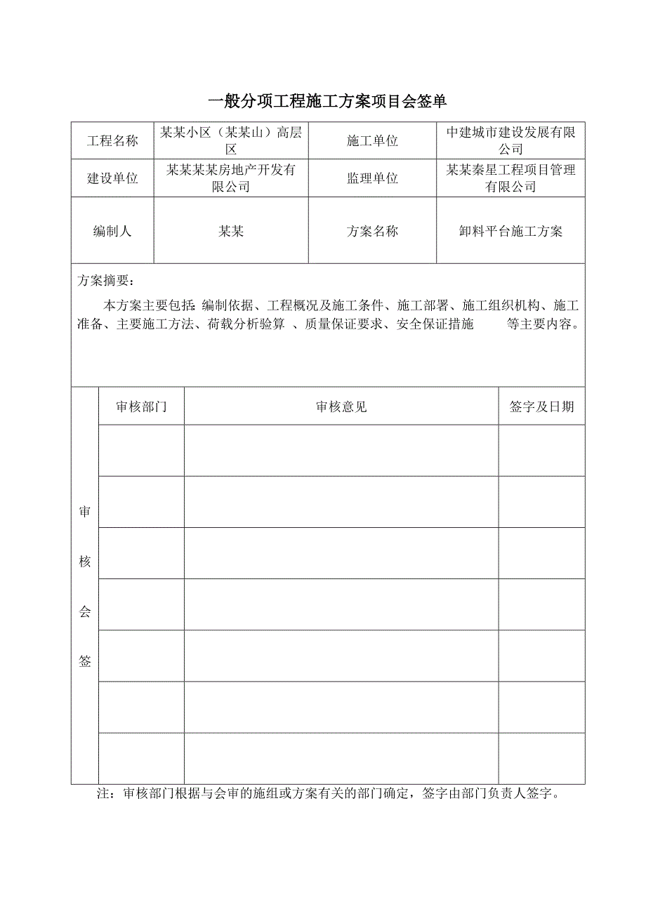 佳裕小区（铂悦山）卸料平台施工方案.doc_第2页