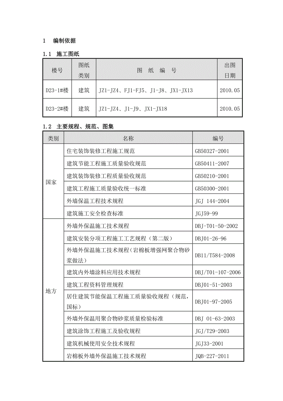 住宅楼岩棉外保温施工方案北京.doc_第2页