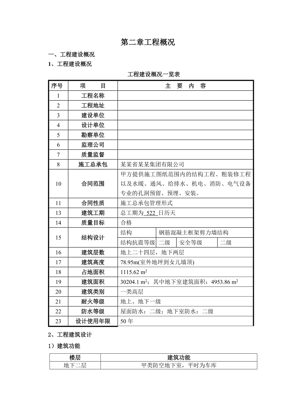 公司商住楼工程施工组织设计.doc_第3页