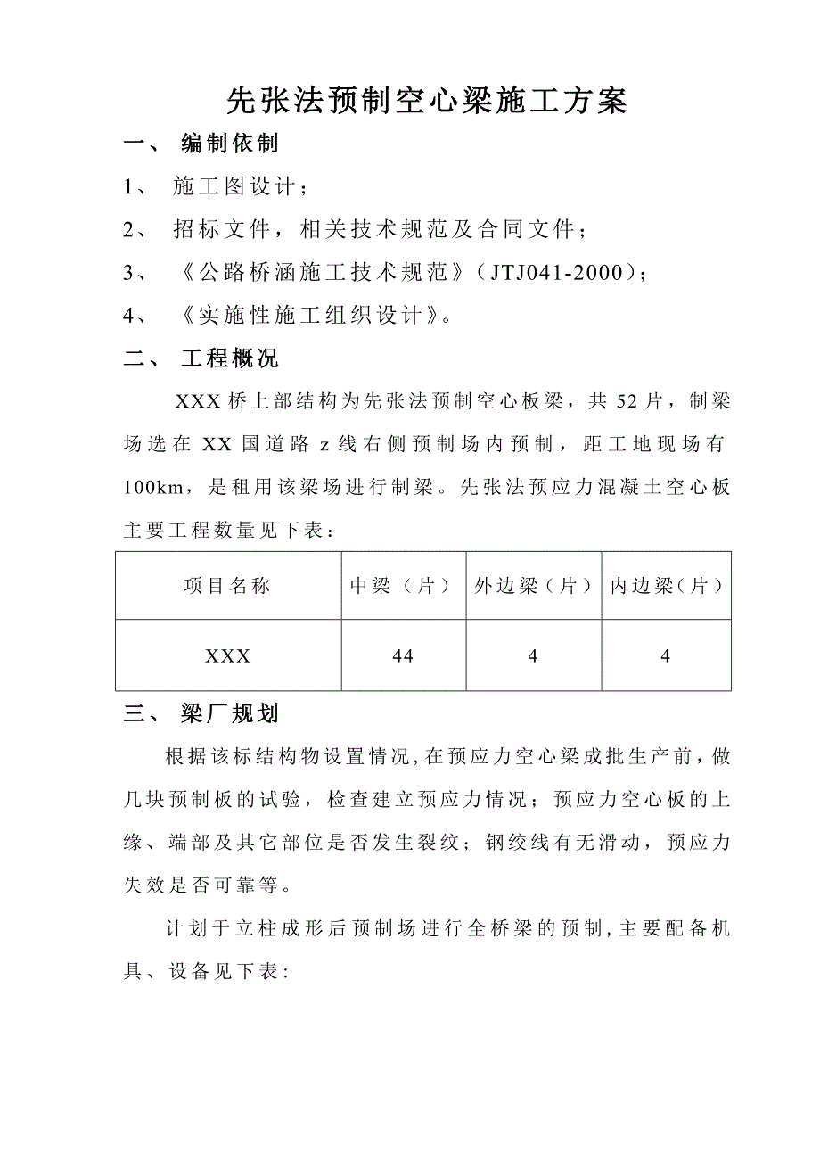 先张法预制空心板梁施工方案.doc_第1页