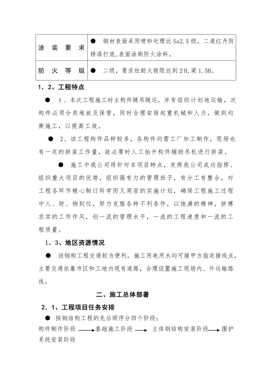 公司厂房 库房钢结构工程施工组织设计.doc_第2页