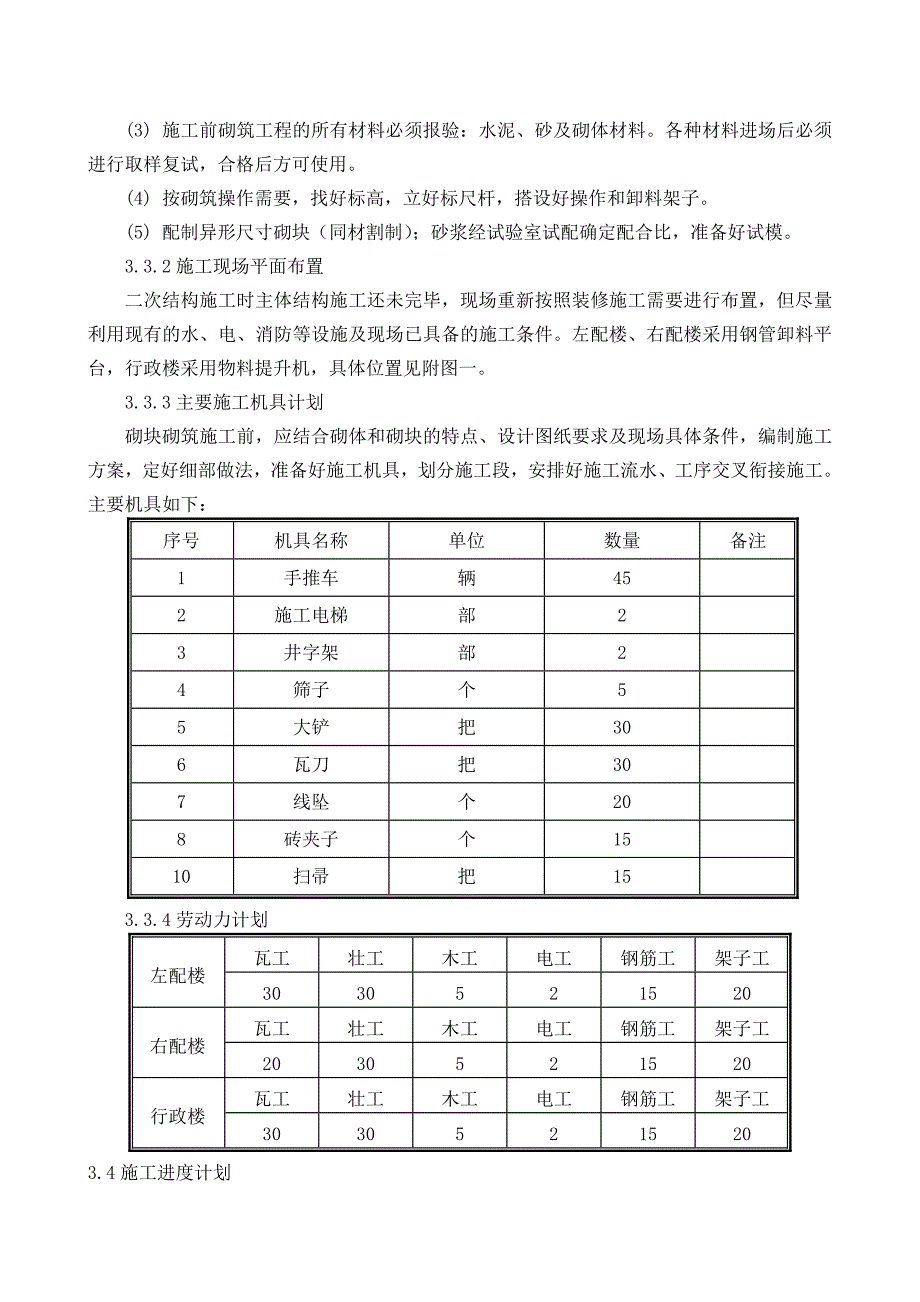 倒班公寓砌筑施工方案.doc_第3页