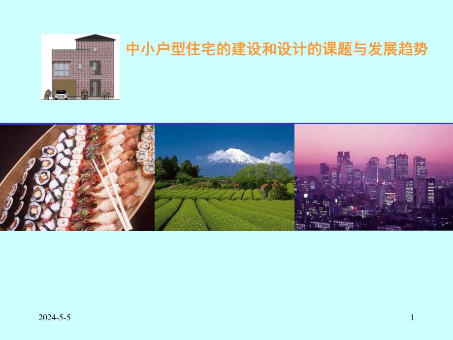 中小户型住宅的建设和设计的课题与发展趋势.ppt_第1页