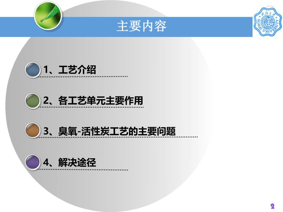 臭氧活性炭技术在饮用水处理中存在的主要问题.ppt_第2页