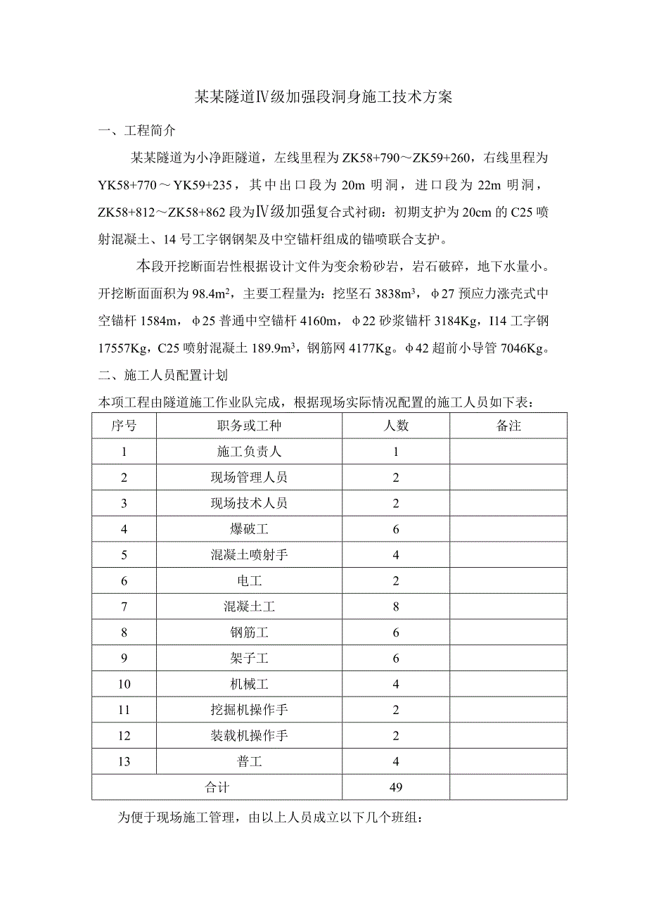 小净距隧道开挖及支护施工方案.doc_第1页