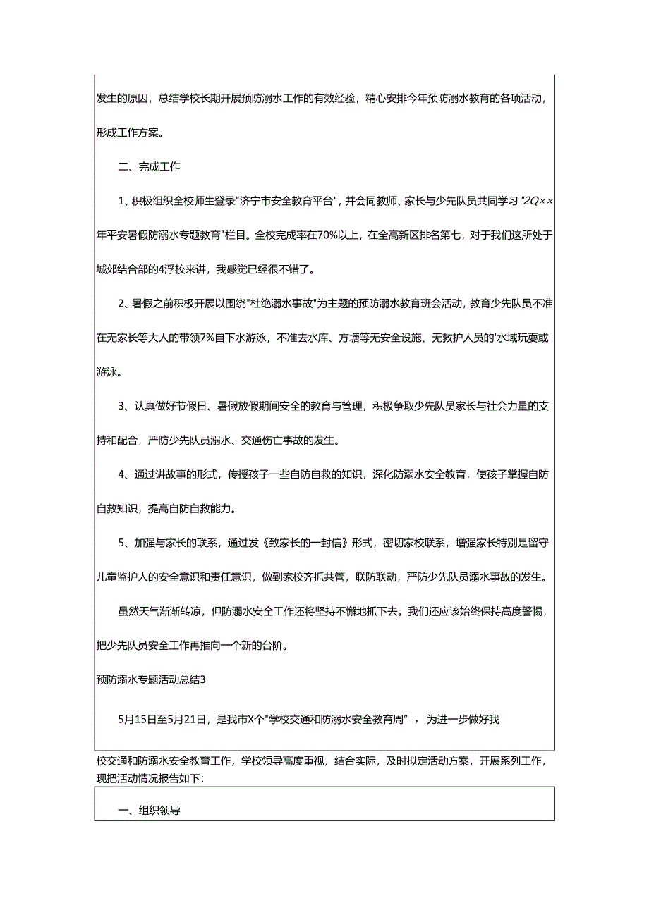 2024年预防溺水专题活动总结.docx_第2页