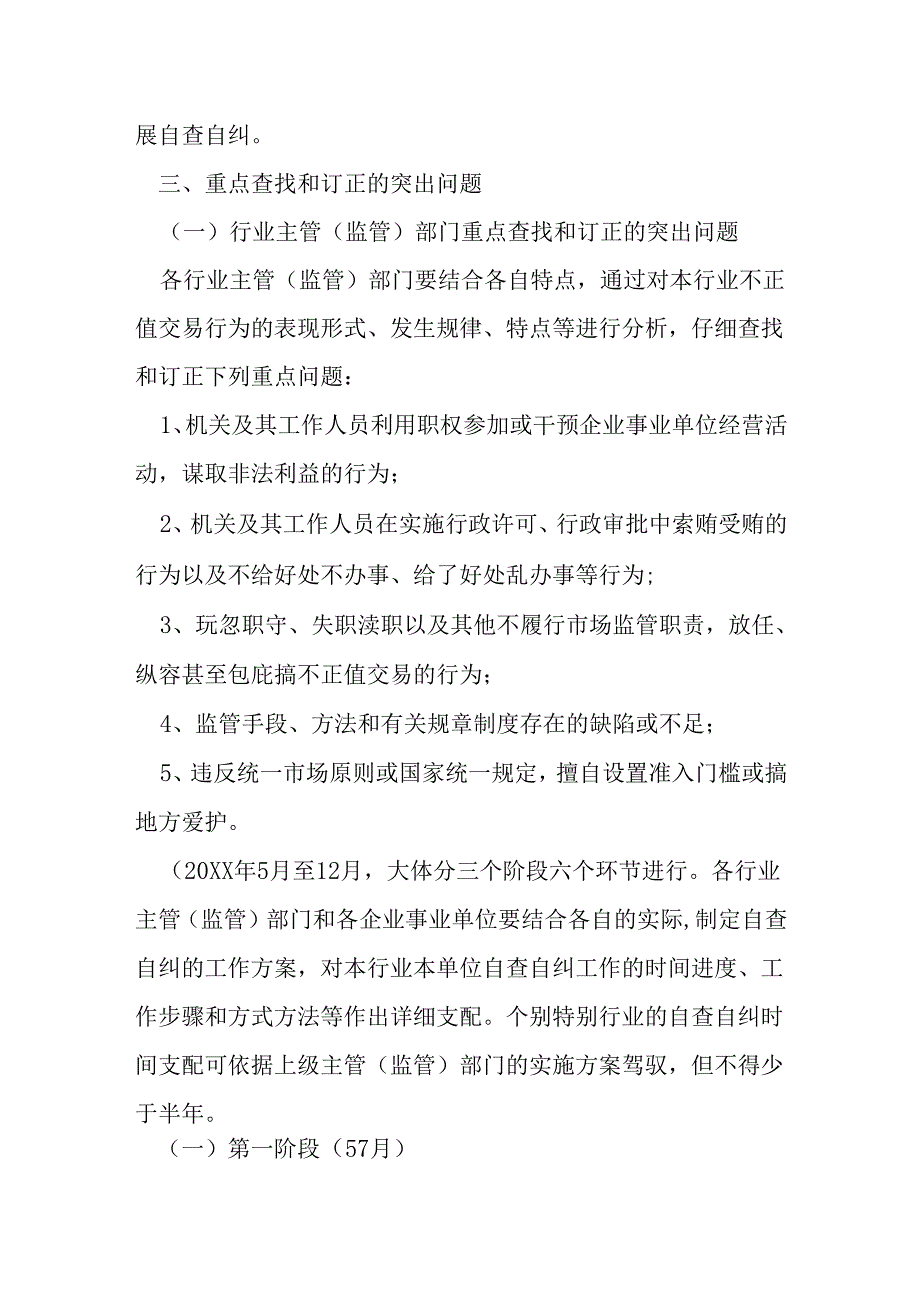 -市自查自纠的工作计划方案.docx_第2页