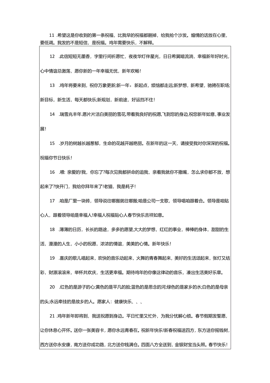 2024年鸡年新春寄语.docx_第2页